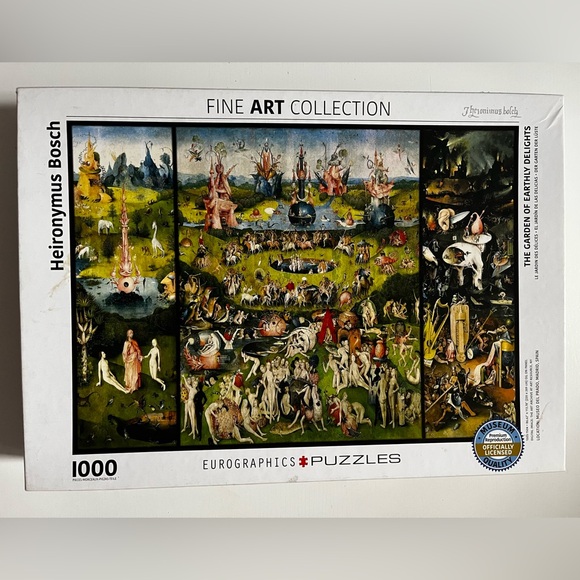 Heironymus Bosch-The Gasarden of Earthly Delights, 1000 Piece Puzzle - Picture 4 of 4